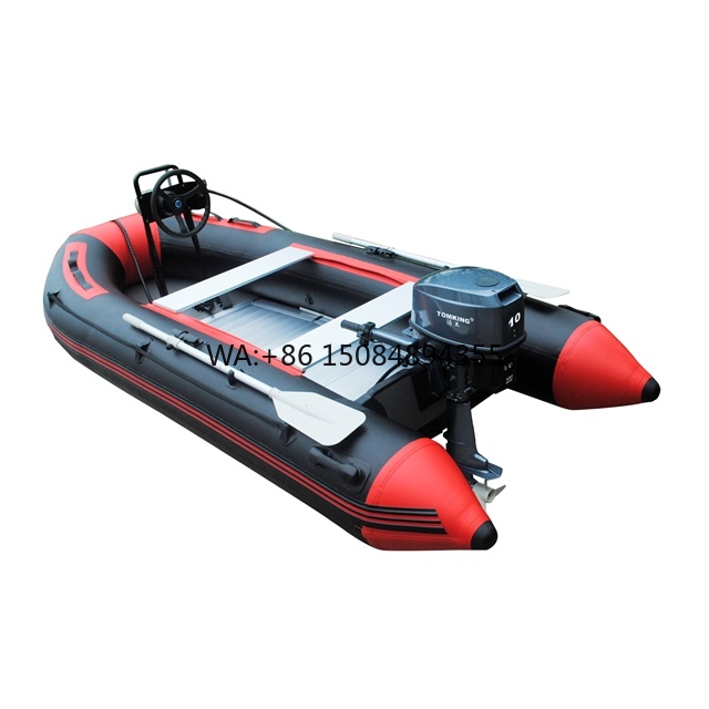 Fishing Boat Inflatable - Nadmuchiwana łódź szybkozmyślna/rybacka z silnikiem zaburtowym,