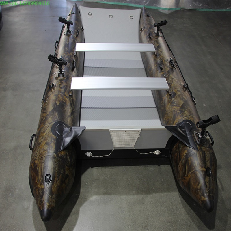 Fishing Boat Inflatable - Szybki katamaran, ponton, łódź dmuchana z