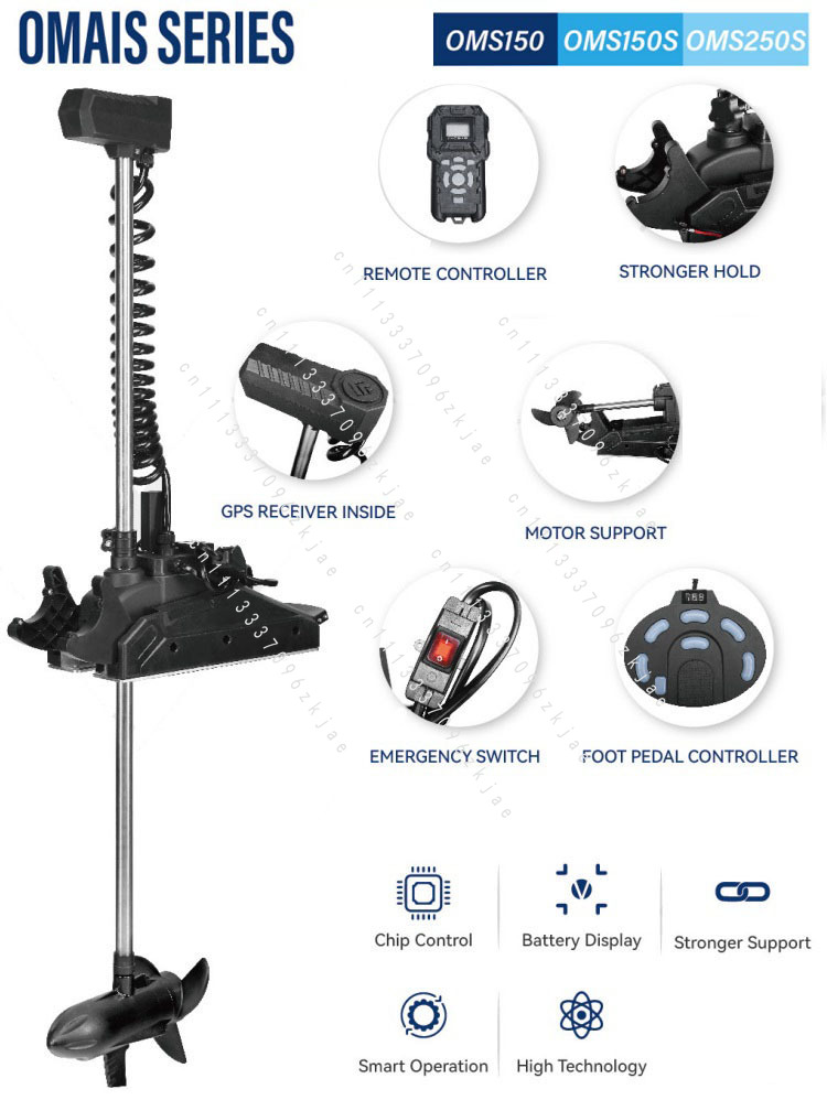 Fishing Boat Trolling Motor - Promocja: Elektryczny silnik zaburtowy do trollingu,