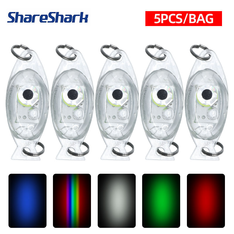 Fishing Boat Navigation Light - ShareShark 5 szt. Wodoodporne, świecące lampy