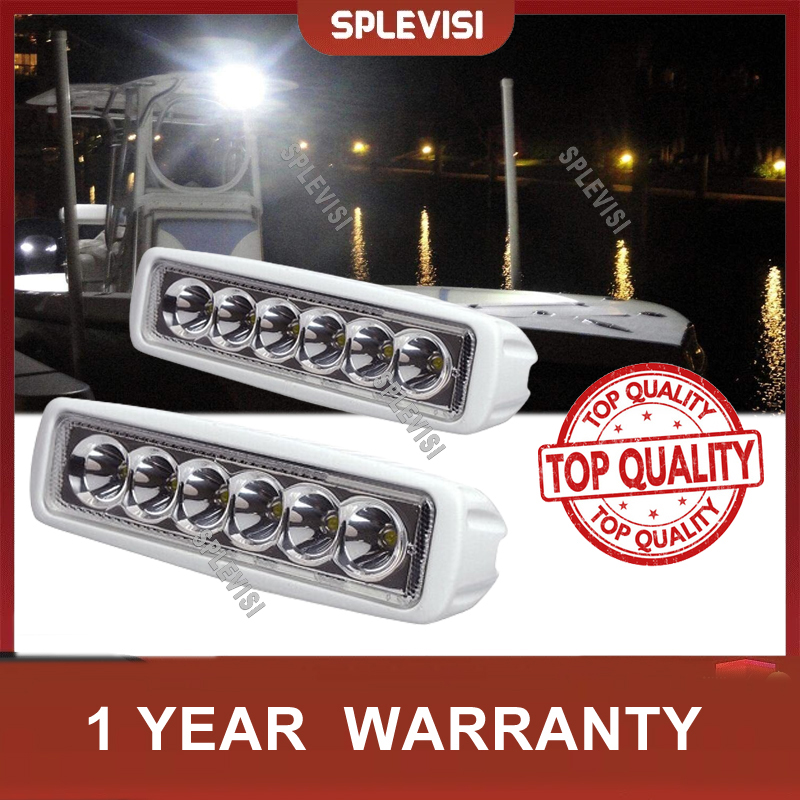 Fishing Boat Navigation Light - 2 sztuki 12V 6 LED na