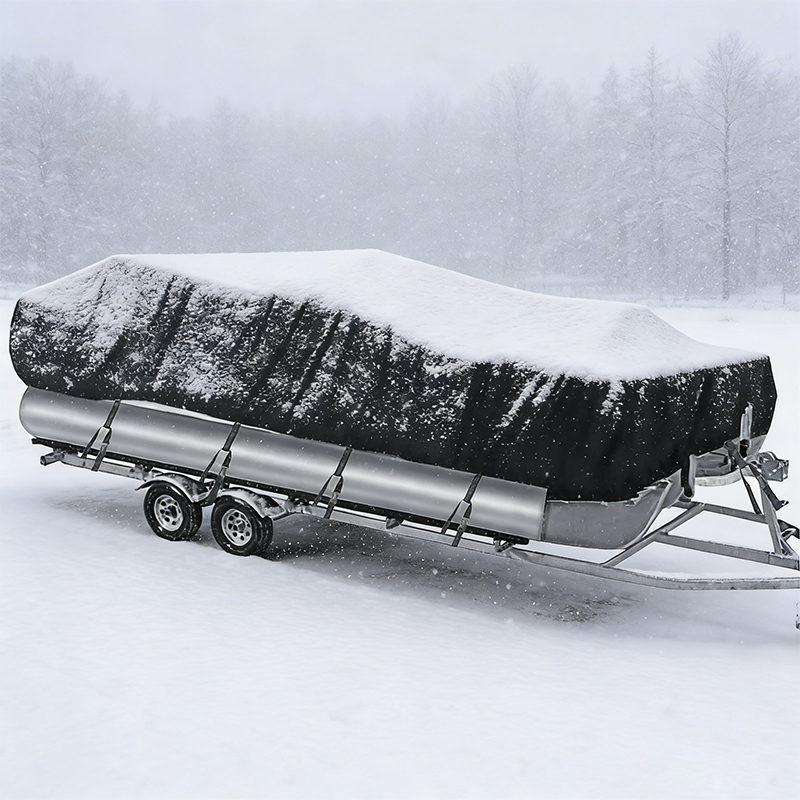 Fishing Boat Cover - Wytrzymała plandeka na łódź, wiatroodporna, odporna