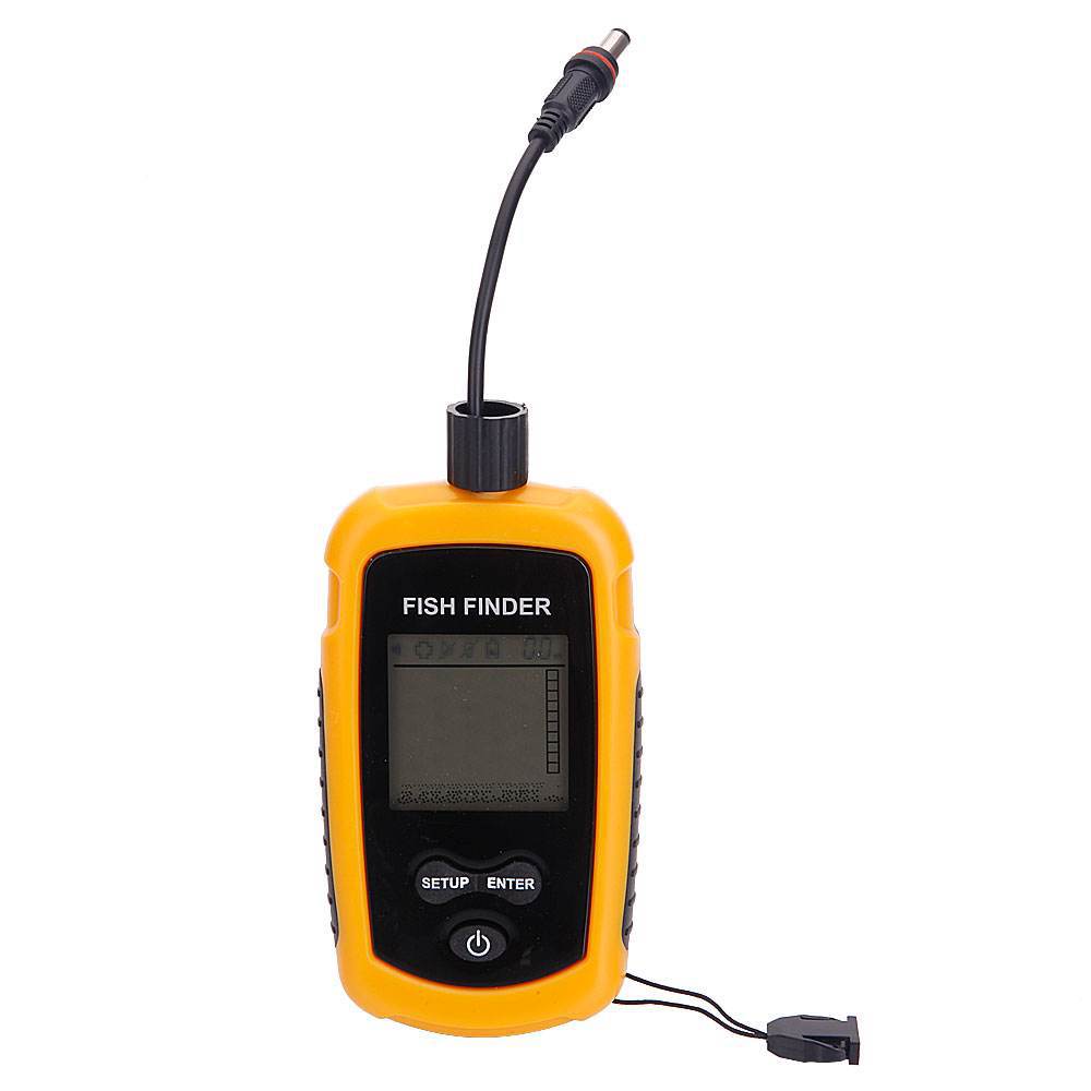 Fishing Boat Depth Finder - Alarm 100M Przenośny Sonar do Wykrywania