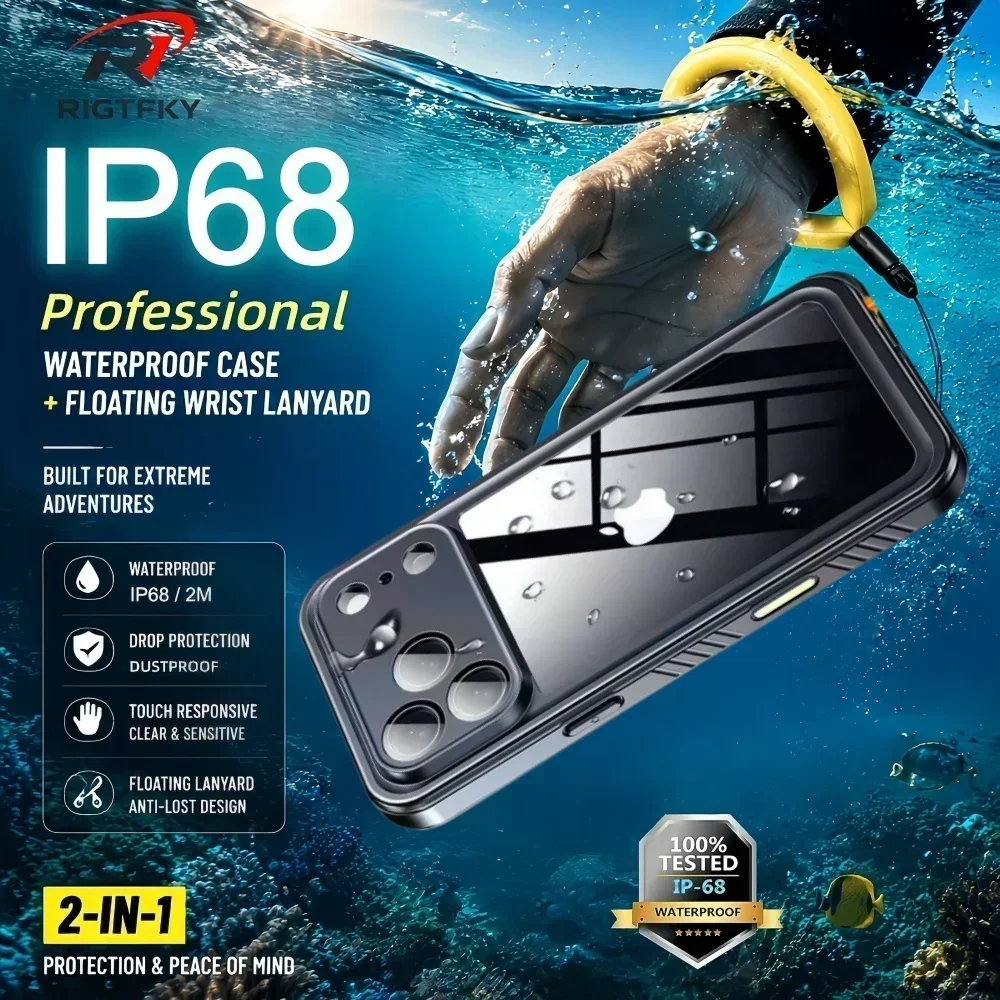 Fishing Boat Cover - Wodoodporna obudowa IP68 do iPhone 17