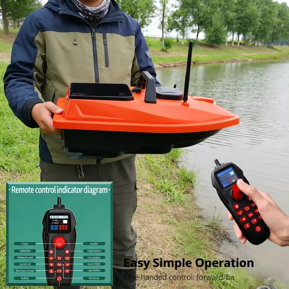 Fishing Boat Gps - Łódka zanętowa z GPS, zasięg 500M,