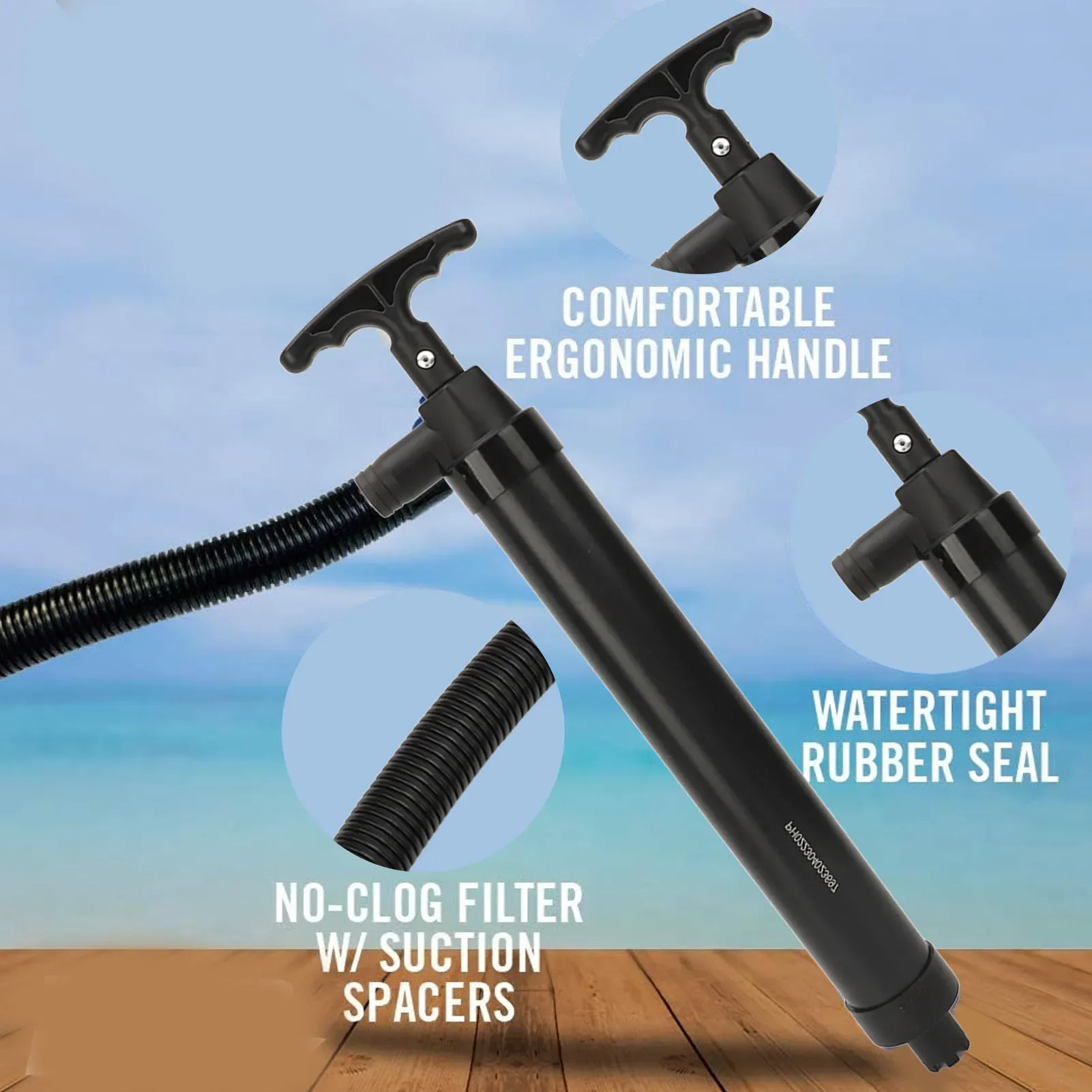Ręczna pompa zęzowa z wężem Pr – Fishing Boat Bilge Pump recenzja i cena