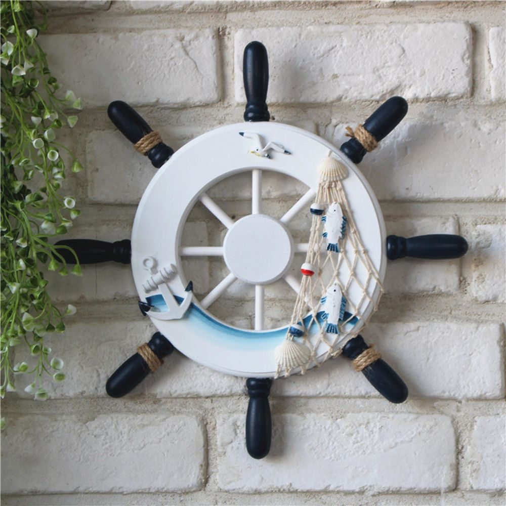 Dekoracje w stylu vintage, mot – Fishing Boat Steering Wheel recenzja i cena