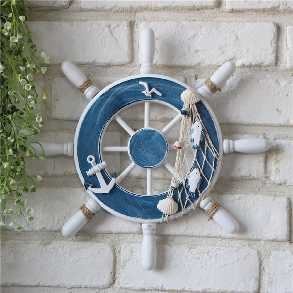 Dekoracje w stylu vintage, mot – Fishing Boat Steering Wheel recenzja i cena