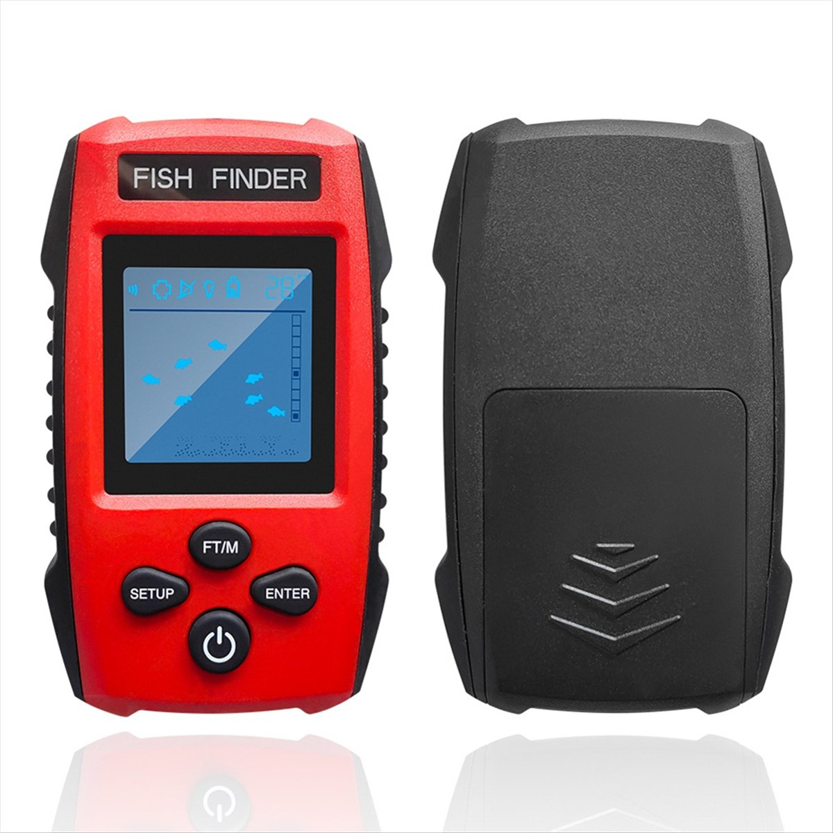 Kolorowy LCD Echosonda Przewod – Fishing Boat Depth Finder recenzja i cena