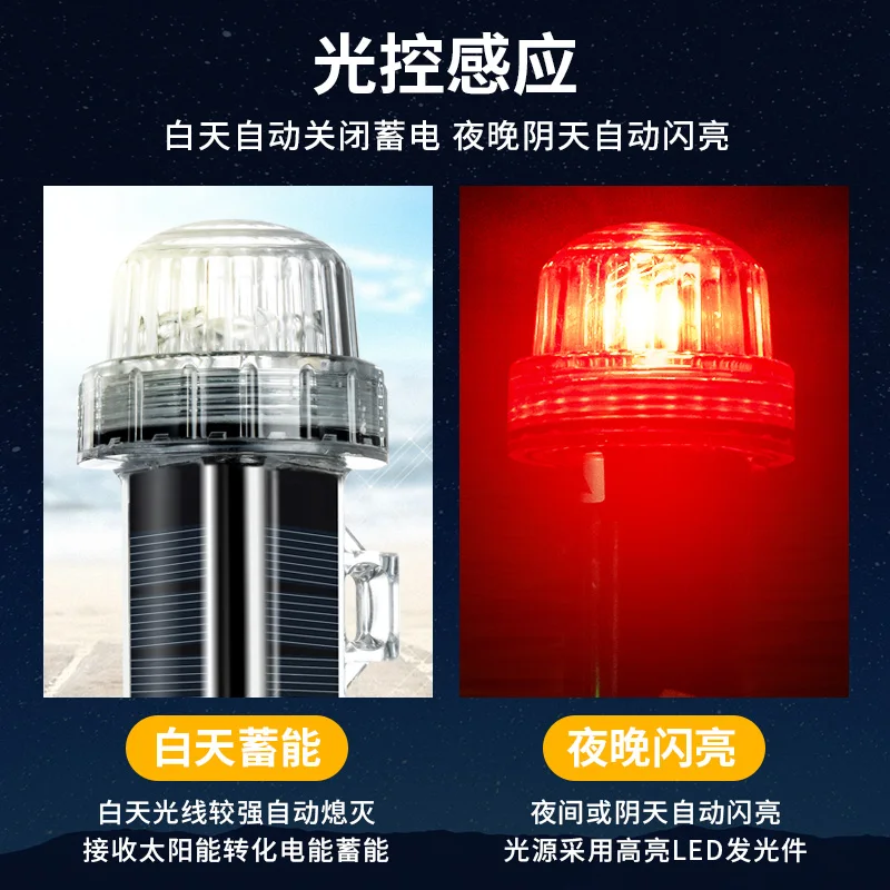 Nowa Solarna Lampka Sygnalizac – Fishing Boat Navigation Light recenzja i cena