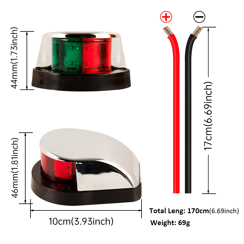 Światło nawigacyjne LED 12V do – Fishing Boat Navigation Light recenzja i cena