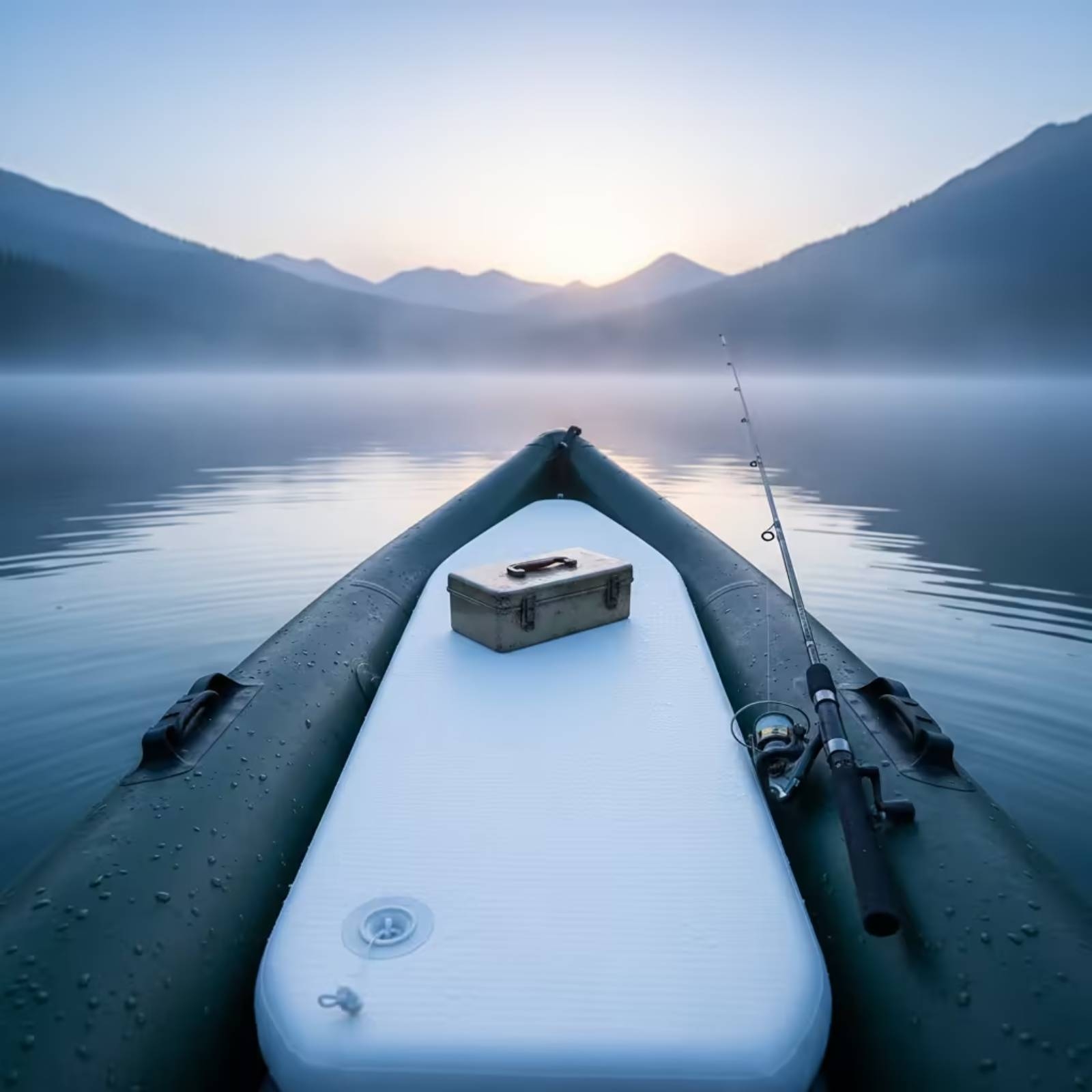 Dno do pontonu, twarda podłoga – Fishing Boat Inflatable recenzja i cena